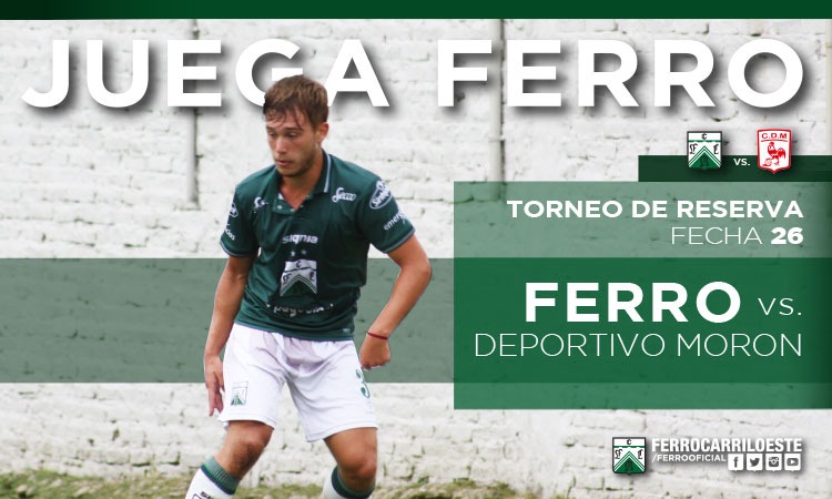 Ferro - FúTBOL: Reserva: Oeste visita a Morón en Pontevedra