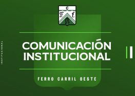 COMUNICADO INSTITUCIONAL
