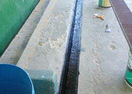 AVANZAN LOS TRABAJOS DE MANTENIMIENTO EN EL GIMNASIO DE GIMNASIA ARTÍSTICA